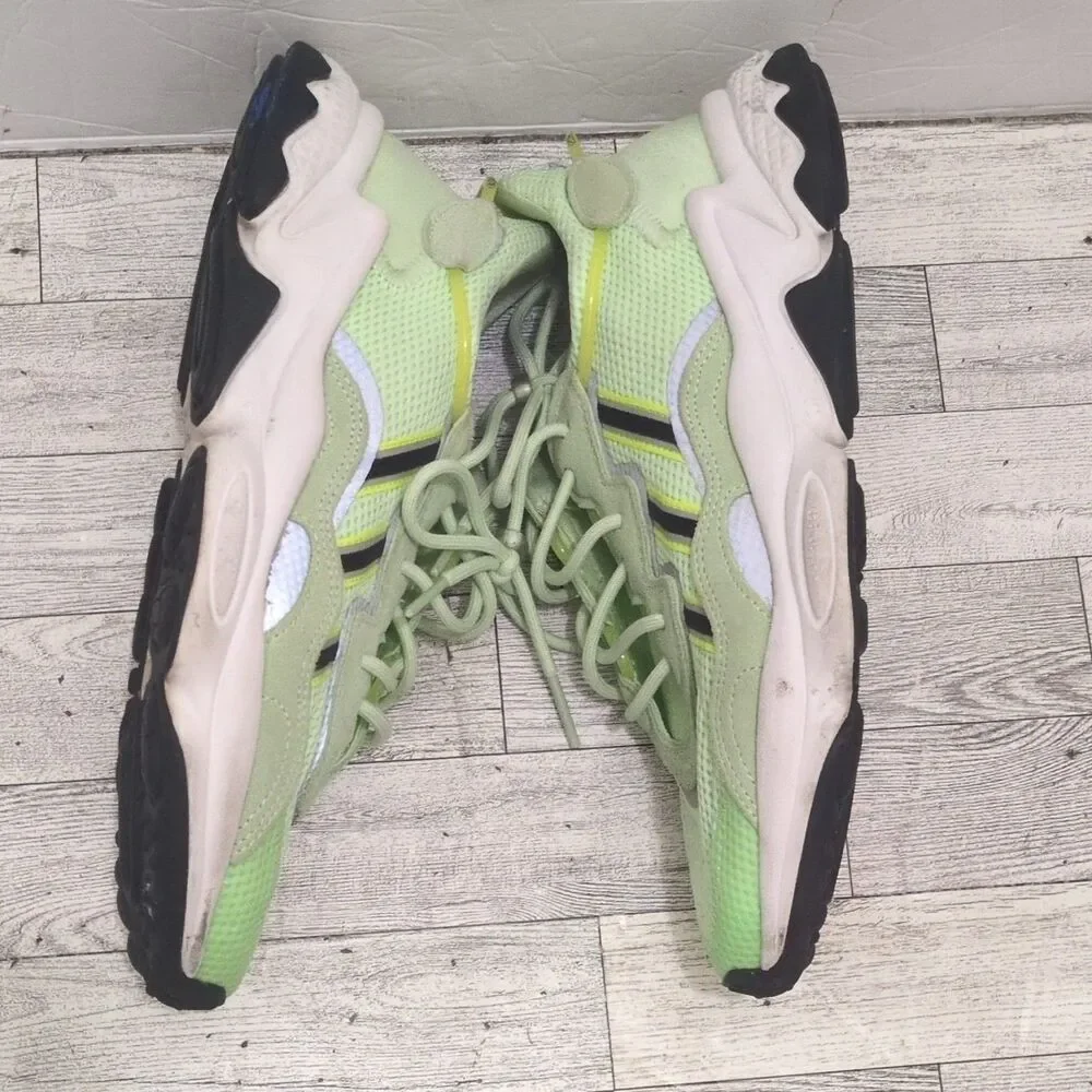 Adidas Originals Ozweego Glow Green Men's Athletic Shoes 9.5 Mens Used No Box